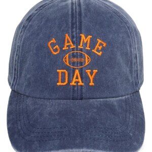NEW David and Young Football Game Day Denim Baseball Cap NWT